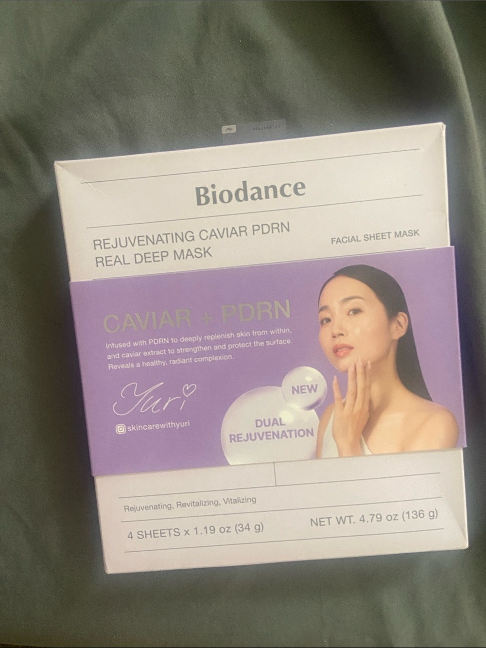 Rejuvenating Caviar PDRN Real Deep Facial Sheet Mask